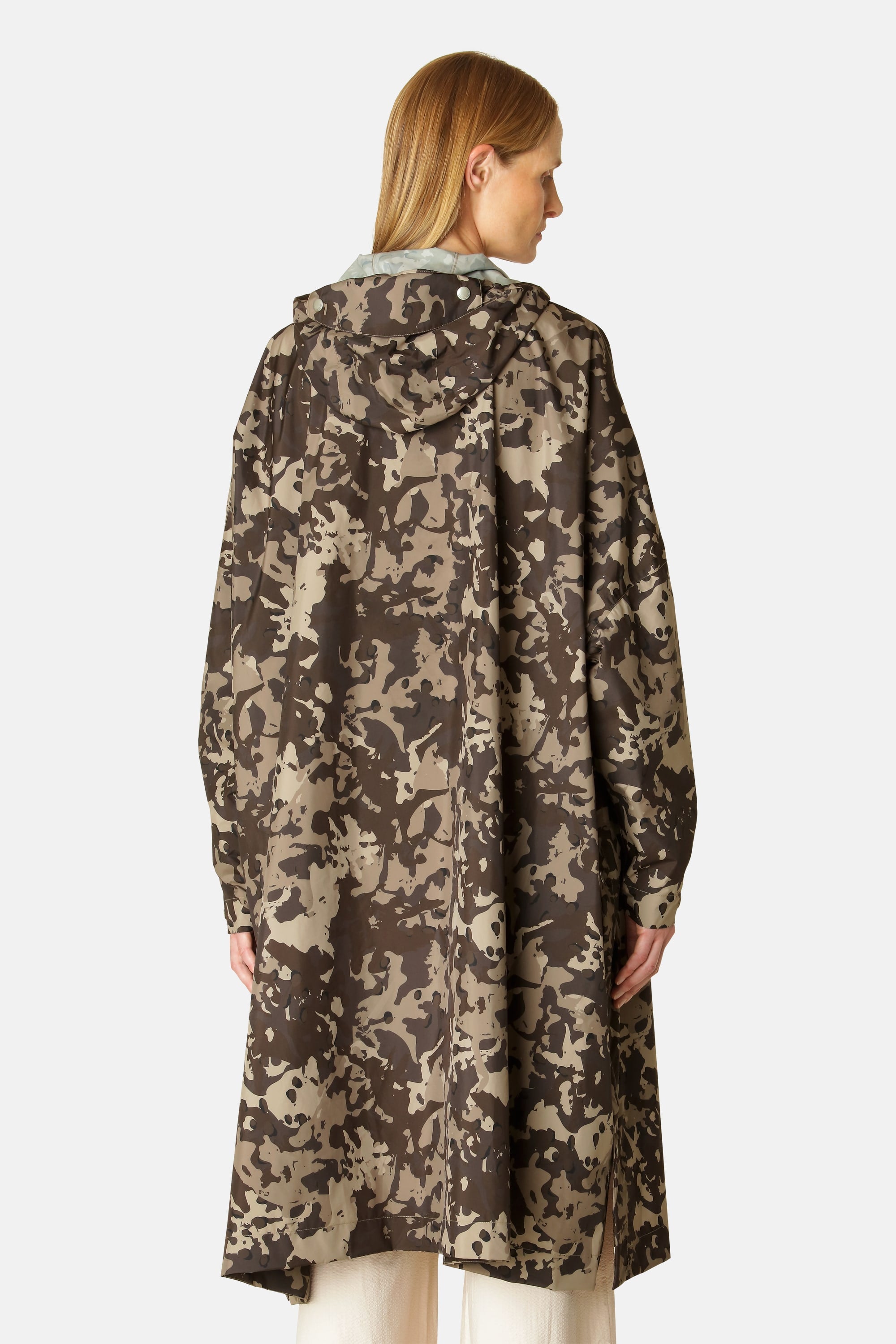 Regnponcho - Brown Camo